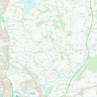 UK Topographic Maps Sir Fynwy - Monmouthshire (ST39) digital map
