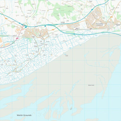 UK Topographic Maps Sir Fynwy - Monmouthshire (ST48) digital map