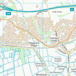 UK Topographic Maps Sir Fynwy - Monmouthshire (ST48) digital map