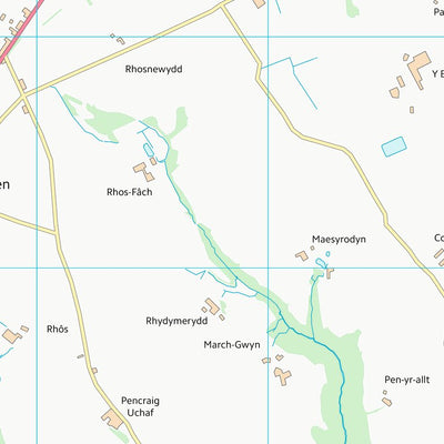 UK Topographic Maps Sir Gaerfyrddin - Carmarthenshire (SN12) digital map