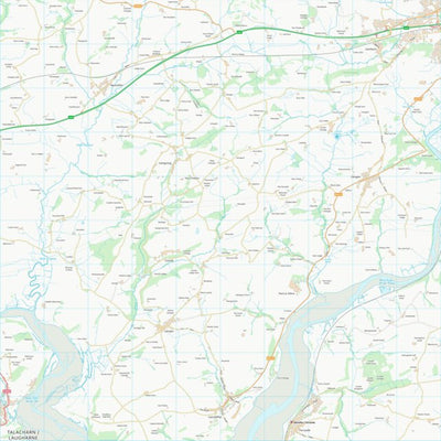 UK Topographic Maps Sir Gaerfyrddin - Carmarthenshire (SN31) digital map