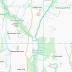 UK Topographic Maps Sir Gaerfyrddin - Carmarthenshire (SN50) digital map