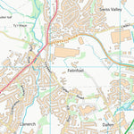 UK Topographic Maps Sir Gaerfyrddin - Carmarthenshire (SN50) digital map