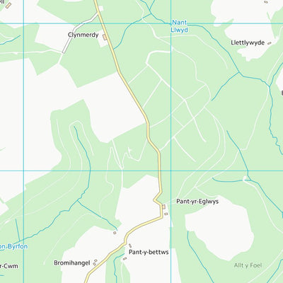 UK Topographic Maps Sir Gaerfyrddin - Carmarthenshire (SN53) digital map