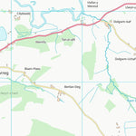 UK Topographic Maps Sir Gaerfyrddin - Carmarthenshire (SN54) digital map