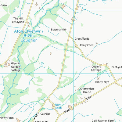 UK Topographic Maps Sir Gaerfyrddin - Carmarthenshire (SN61) digital map