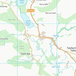 UK Topographic Maps Sir Gaerfyrddin - Carmarthenshire (SN63) digital map