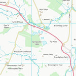 UK Topographic Maps Sir Gaerfyrddin - Carmarthenshire (SN64) digital map