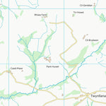 UK Topographic Maps Sir Gaerfyrddin - Carmarthenshire (SN72) digital map