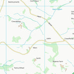 UK Topographic Maps Sir Gaerfyrddin - Carmarthenshire (SN73) digital map