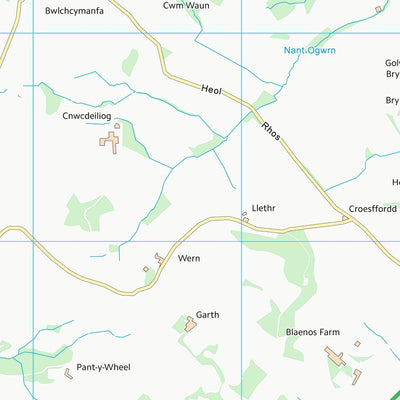 UK Topographic Maps Sir Gaerfyrddin - Carmarthenshire (SN73) digital map