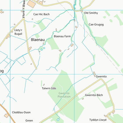 UK Topographic Maps Sir y Fflint - Flintshire (SJ25) digital map
