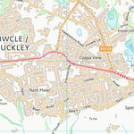 UK Topographic Maps Sir y Fflint - Flintshire (SJ26) digital map