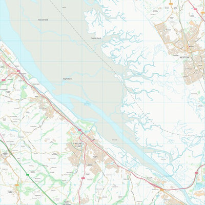 UK Topographic Maps Sir y Fflint - Flintshire (SJ27) digital map