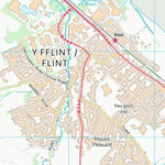 UK Topographic Maps Sir y Fflint - Flintshire (SJ27) digital map