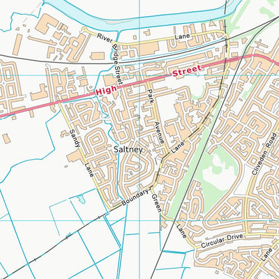 UK Topographic Maps Sir y Fflint - Flintshire (SJ36) digital map