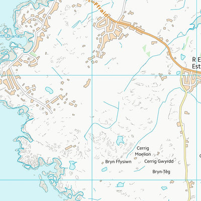 UK Topographic Maps Sir Ynys Mon - Isle of Anglesey (SH27) digital map