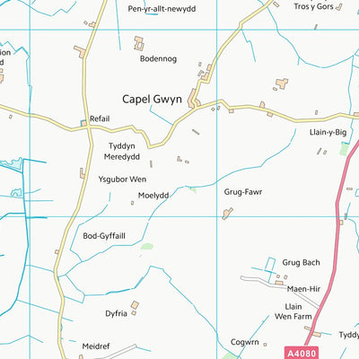 UK Topographic Maps Sir Ynys Mon - Isle of Anglesey (SH37) digital map