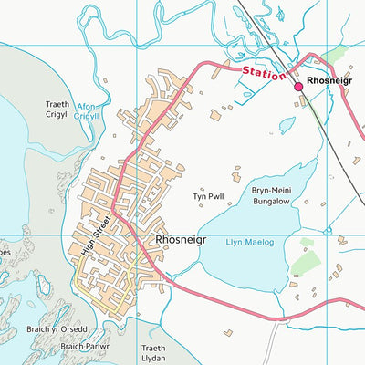 UK Topographic Maps Sir Ynys Mon - Isle of Anglesey (SH37) digital map