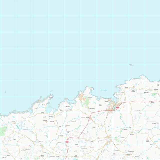 Sir Ynys Mon - Isle of Anglesey (SH39) Map by UK Topographic Maps ...