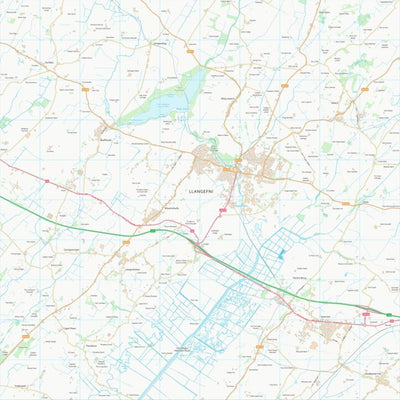 UK Topographic Maps Sir Ynys Mon - Isle of Anglesey (SH47) digital map