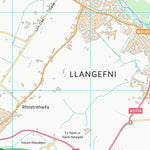 UK Topographic Maps Sir Ynys Mon - Isle of Anglesey (SH47) digital map