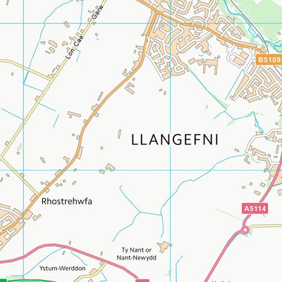 UK Topographic Maps Sir Ynys Mon - Isle of Anglesey (SH47) digital map