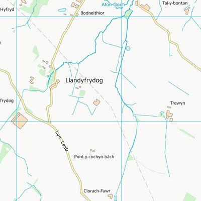 UK Topographic Maps Sir Ynys Mon - Isle of Anglesey (SH48) digital map