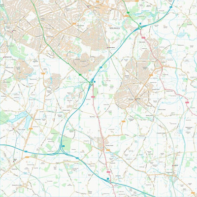 Solihull District (B) (SP17) Map by UK Topographic Maps | Avenza Maps