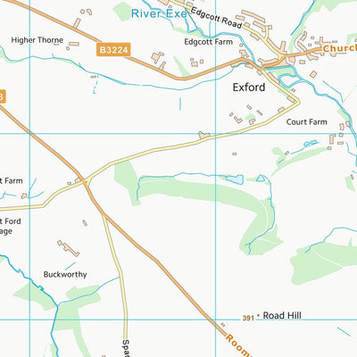 UK Topographic Maps Somerset West and Taunton District (SS83) digital map