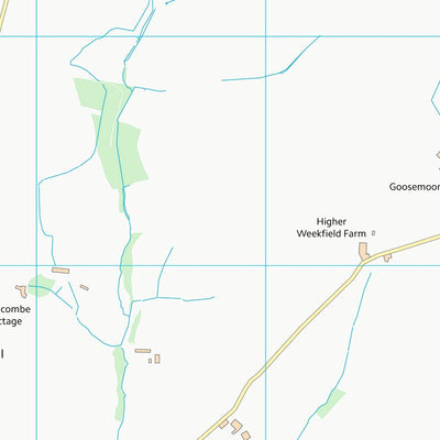 UK Topographic Maps Somerset West and Taunton District (SS93) digital map