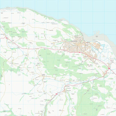 UK Topographic Maps Somerset West and Taunton District (SS94) digital map