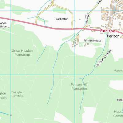 UK Topographic Maps Somerset West and Taunton District (SS94) digital map