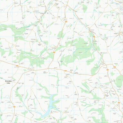 UK Topographic Maps Somerset West and Taunton District (ST03) digital map