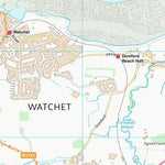 UK Topographic Maps Somerset West and Taunton District (ST04) digital map