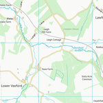 UK Topographic Maps Somerset West and Taunton District (ST13) digital map