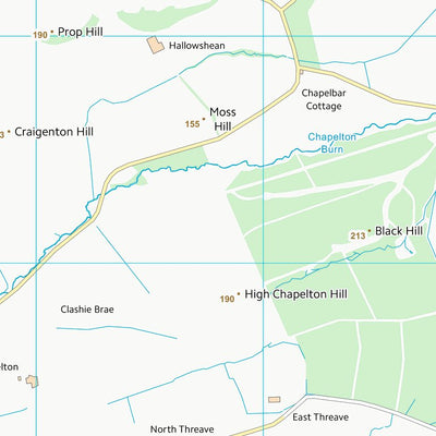 UK Topographic Maps South Ayrshire (NS20) digital map