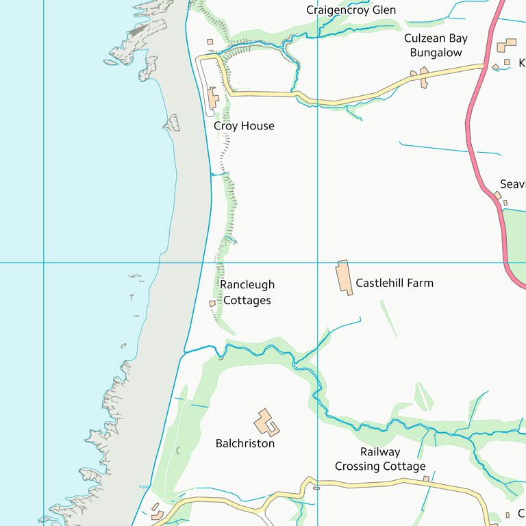 South Ayrshire (NS21) Map by UK Topographic Maps | Avenza Maps