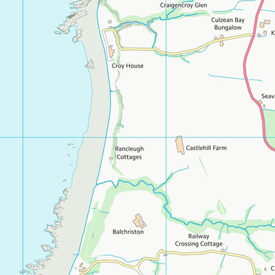 UK Topographic Maps South Ayrshire (NS21) digital map