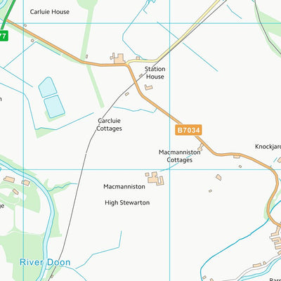UK Topographic Maps South Ayrshire (NS31) digital map