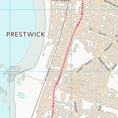 UK Topographic Maps South Ayrshire (NS32) digital map