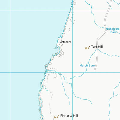 UK Topographic Maps South Ayrshire (NX07) digital map