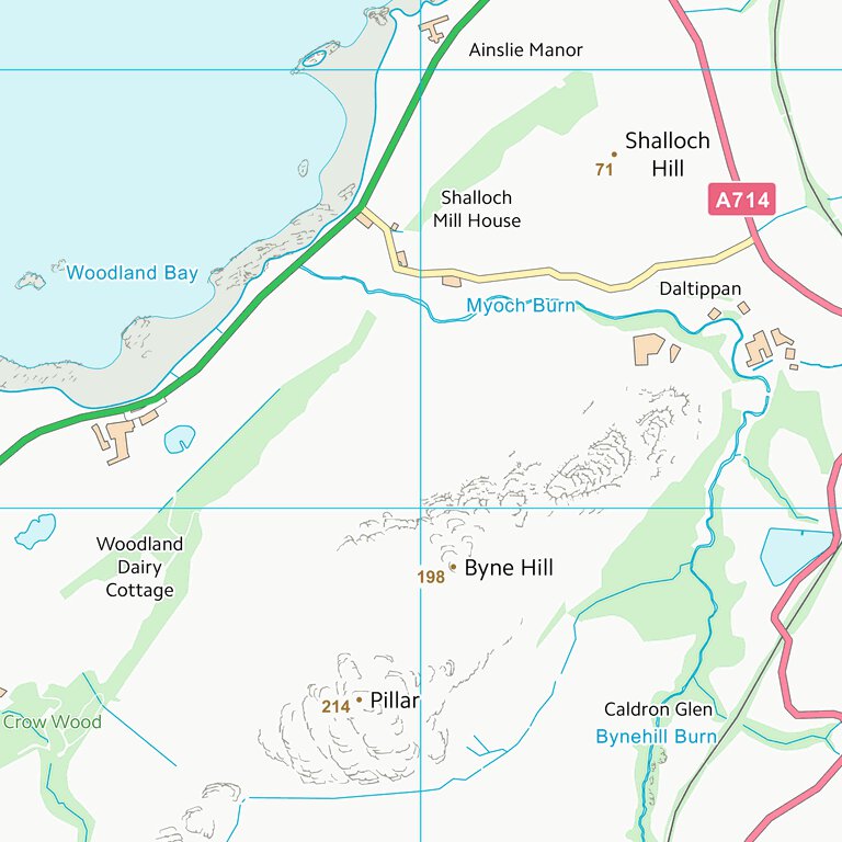 South Ayrshire (NX19) Map by UK Topographic Maps | Avenza Maps