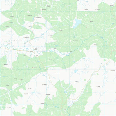 UK Topographic Maps South Ayrshire (NX39) digital map