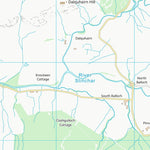 UK Topographic Maps South Ayrshire (NX39) digital map