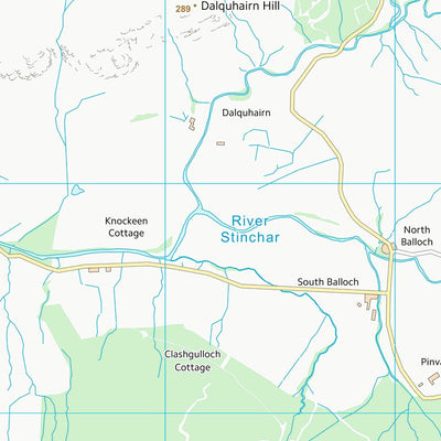 UK Topographic Maps South Ayrshire (NX39) digital map