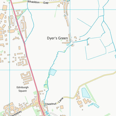 UK Topographic Maps South Cambridgeshire District (TL34) digital map