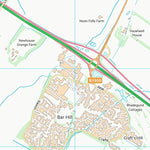 UK Topographic Maps South Cambridgeshire District (TL36) digital map