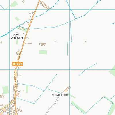 UK Topographic Maps South Cambridgeshire District (TL46) digital map