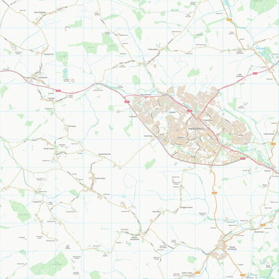 UK Topographic Maps South Cambridgeshire District (TL64) digital map